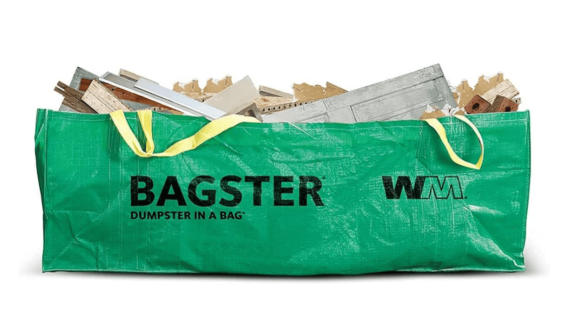 Bagster disposable dumpster bag