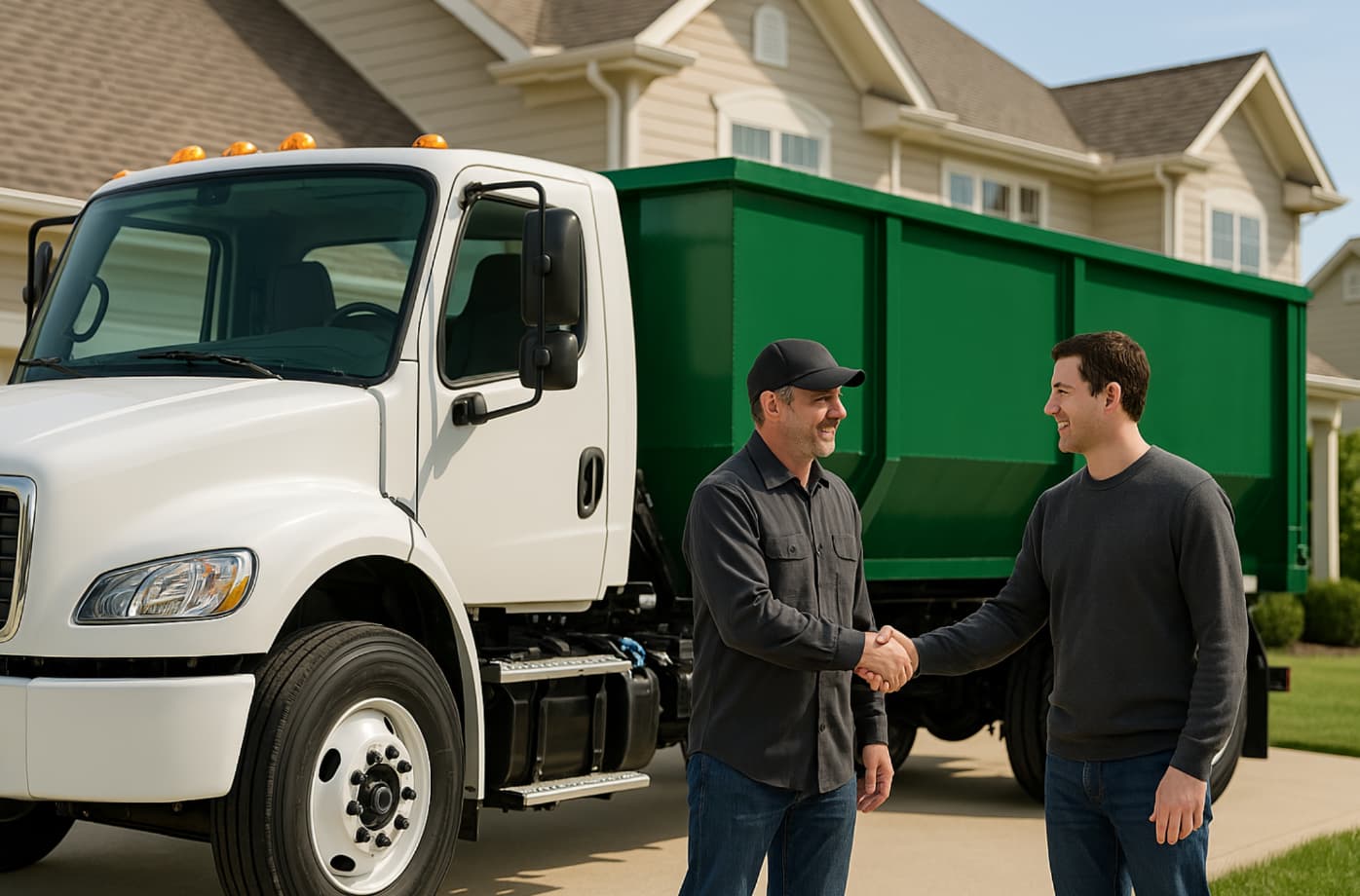 Various dumpster sizes