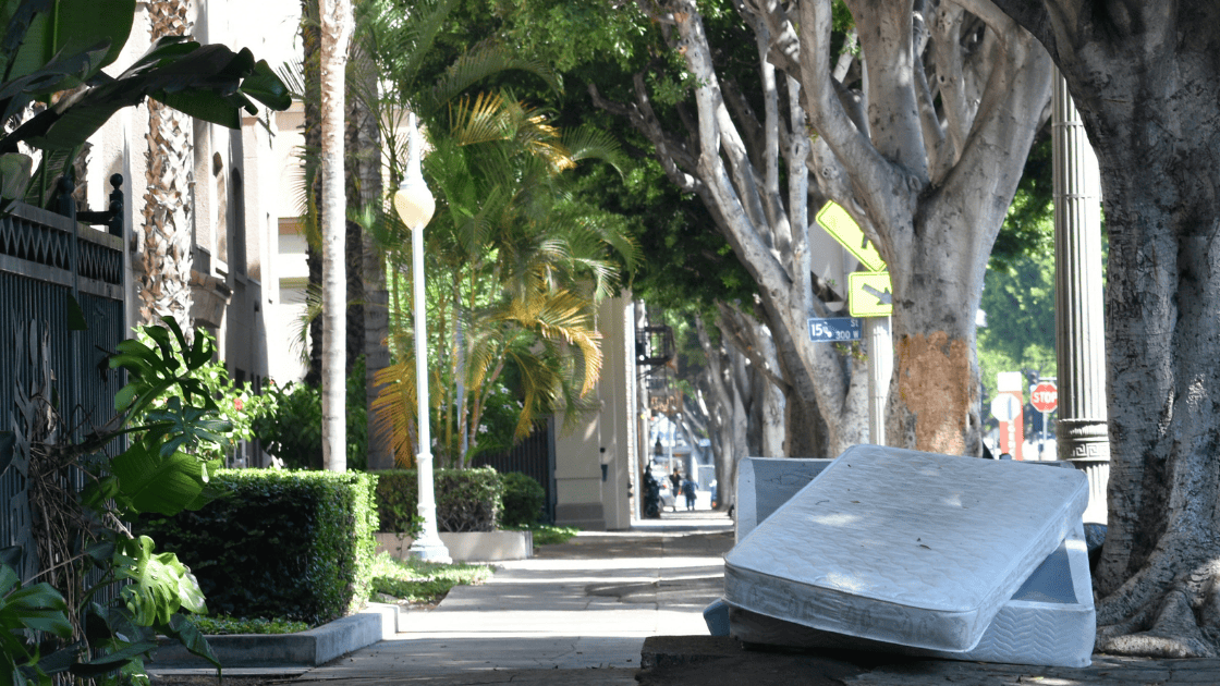 Mattress curbside